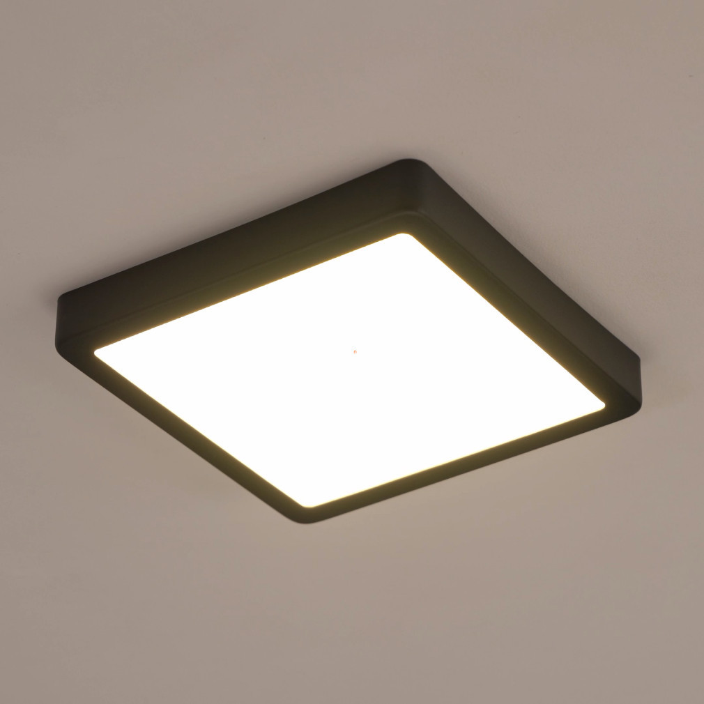 Lampă LED de tavan, unghiulară, 16,5 W, alb cald, negru-alb - Fueva Eglo 99244