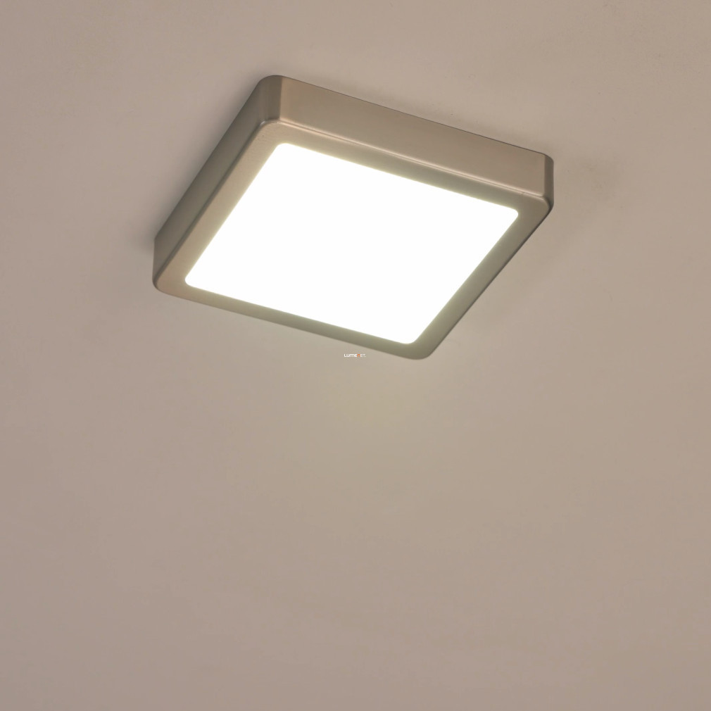 Lampă LED de tavan 10,5 W, alb rece, culoare nichel-alb - Fueva Eglo 99252