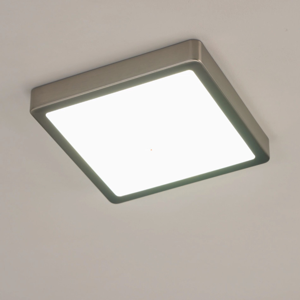 Lampa LED de tavan 16,5 W, alb rece, culoare nichef-alb - Fueva Eglo 99253
