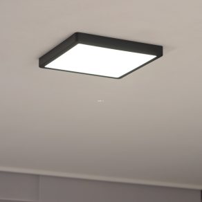   Lampă LED de tavan, pătrată, 20 W, alb rece, alb și negru - Fueva Eglo 99257
