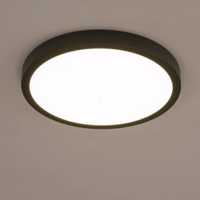   Lampă LED de tavan cu comutator 20 W, alb cald, alb și negru - Fueva Eglo 99264