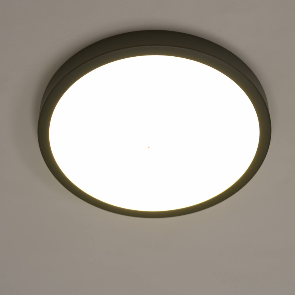 Lampa LED de tavan pentru încăperi umede, 20 W, alb cald, negru-alb - Fueva Eglo 99267