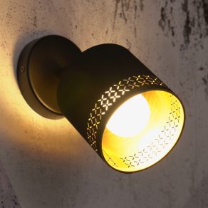 Lampă spot, negru și auriu - Esteperra Eglo 99276