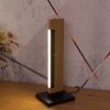 Lampă LED de masă cu control tactil, lemn 40 cm - Camacho Eglo 99295, 3000 K, 800 lm, 6,5 W