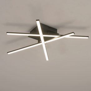   Lampă LED de tavan 10,5 W, alb cald, alb și negru - Lasana Eglo 99315