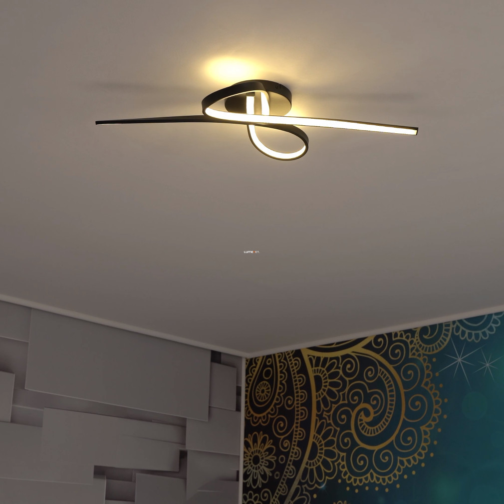 Lampa LED de tavan 21 W, alb cald, negru-alb - Selvina Eglo 99323