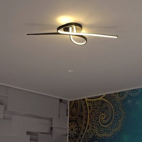   Lampă LED de tavan 21 W, alb cald, alb și negru - Selvina Eglo 99323