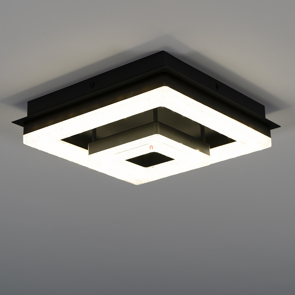 Lampa LED cu cadru dublu pentru tavan, cu efect de cristal granulat - Fradelo 1 Eglo 99327