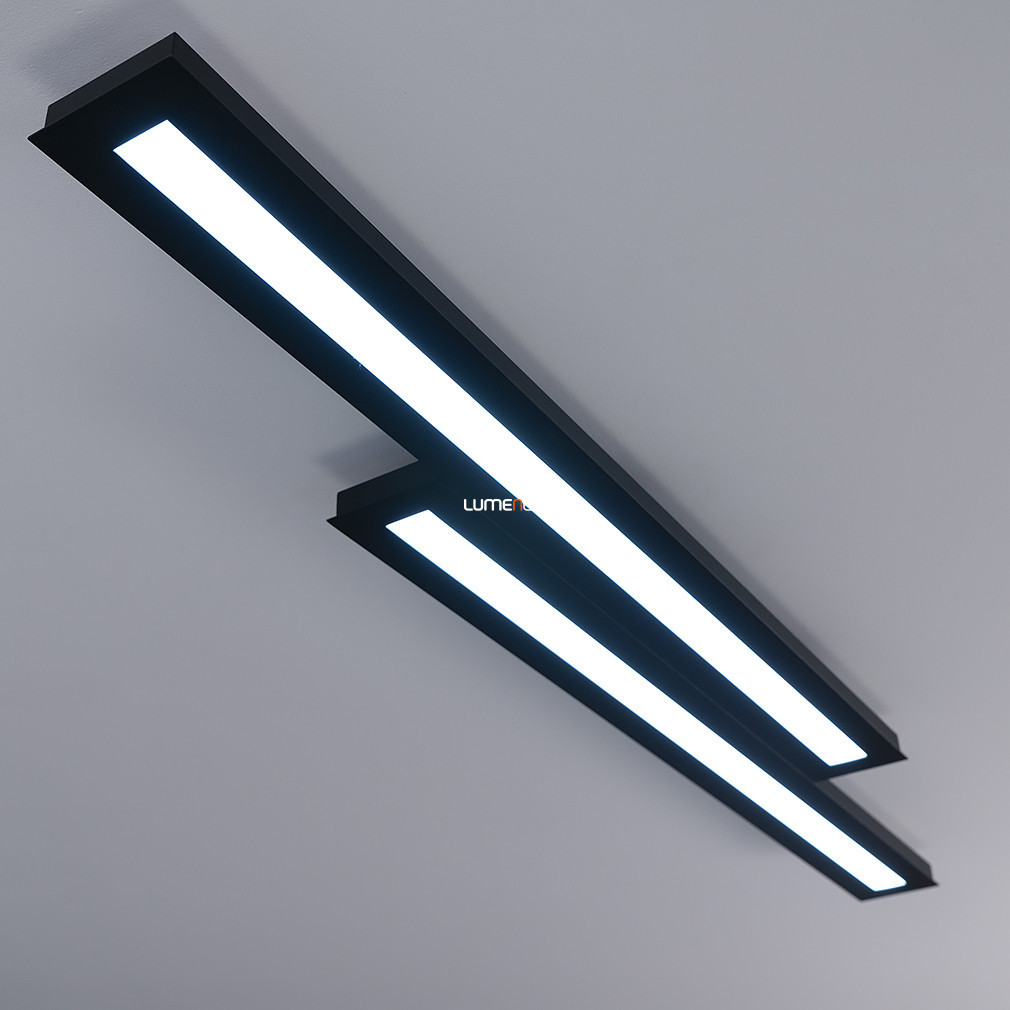 Lampa de tavan inteligentă neagră - Saliteras-C-RGBW Eglo 99411