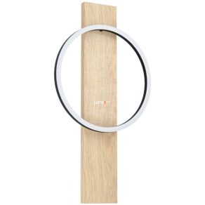   Lampă LED de perete 12 W, alb cald, culoare lemn natural - Boyal Eglo 99466