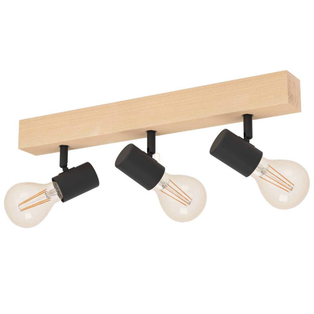 Lampa spot naturală - Townshend 3 Eglo 99479, cu 3xE27 soclu, 220-240 V, IP20