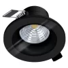 Spot LED încastrat cu intensitate reglabilă 6 W, alb cald, negru - Salabate Eglo 99493