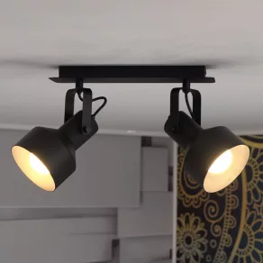 Lampă spot cu două socluri, negru - Casibare Eglo 99518