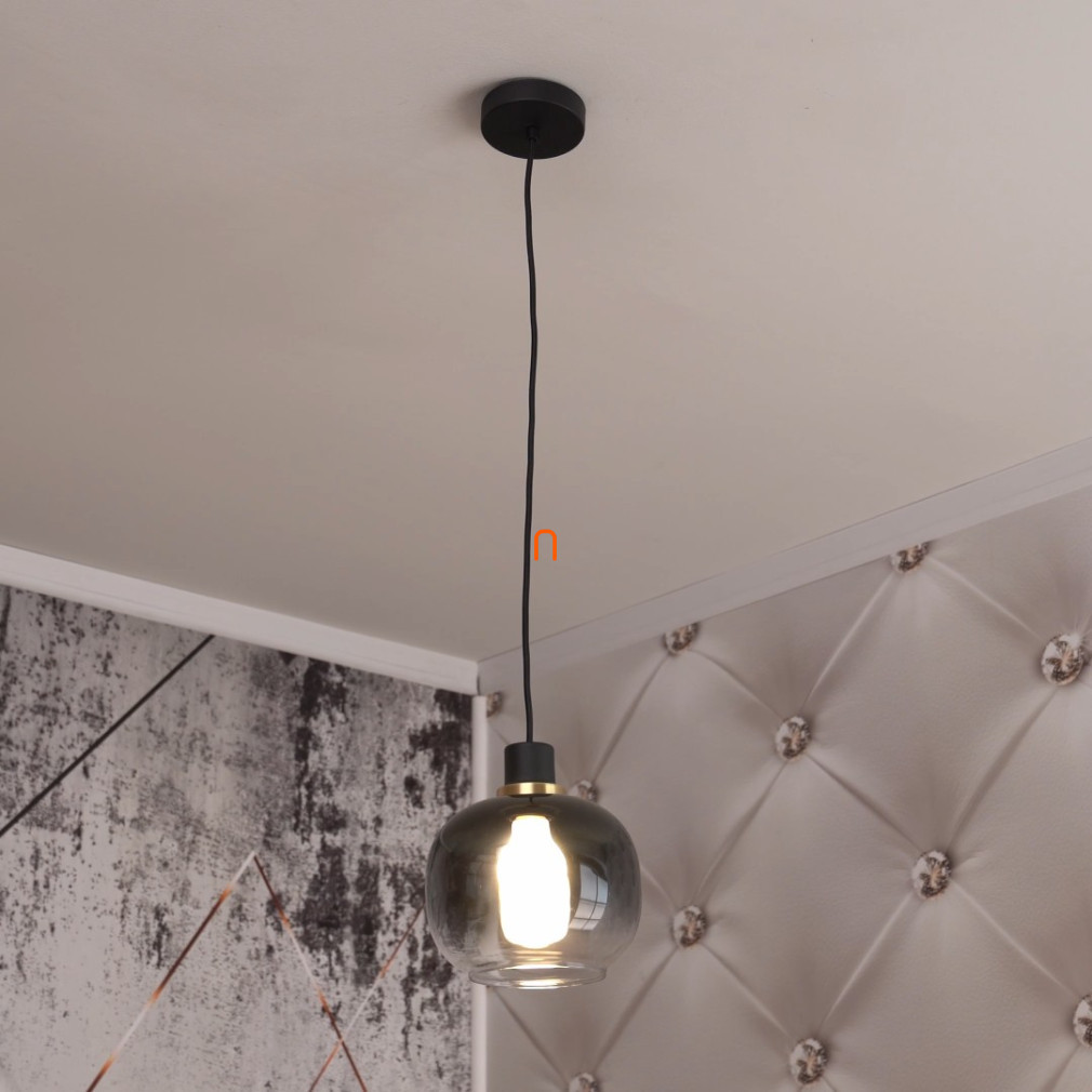 Lampa suspendată, negru-aram-gri - Oilella Eglo 99616