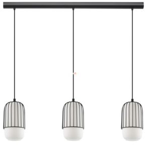   Lampă suspendată cu trei socluri, alb-negru - Muleges Eglo 99619