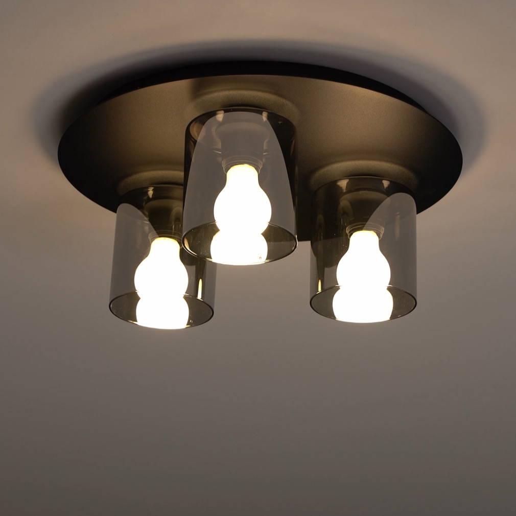 Lampa de tavan cu trei becuri, negru - Gorosiba Eglo 99631