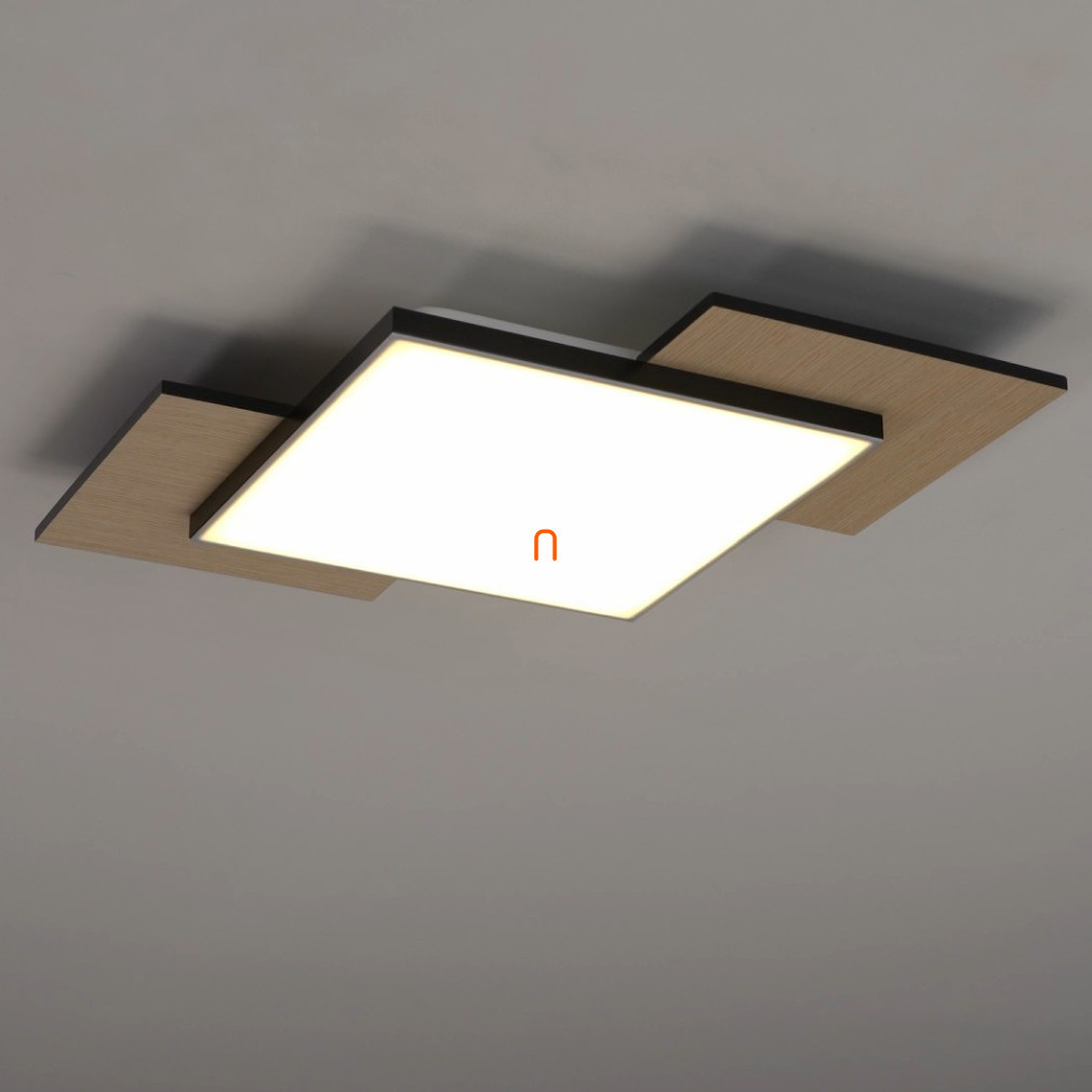 Lampă LED de tavan 10 W, alb cald, alb-negru - Tamuria Eglo 99655