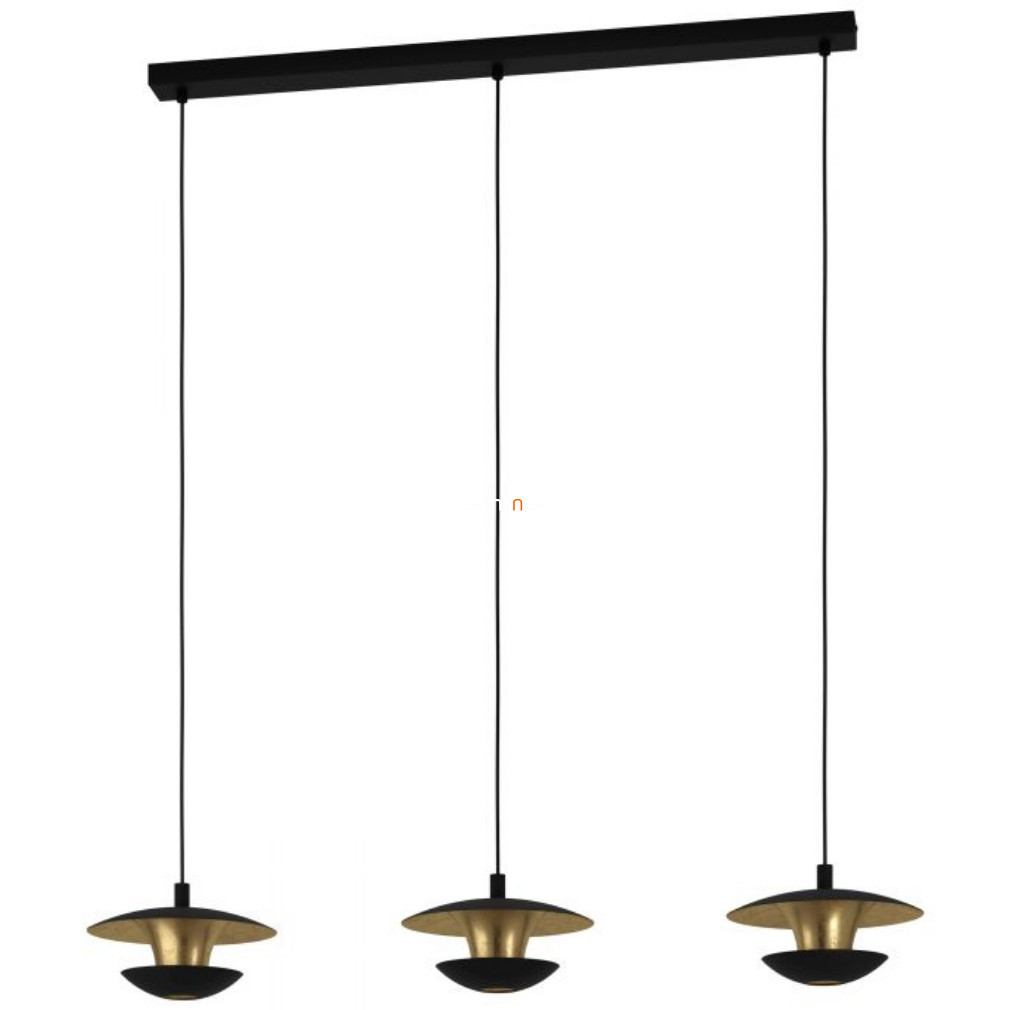 Lampa suspendată cu trei becuri, negru-auriu - Nuvano Eglo 99663
