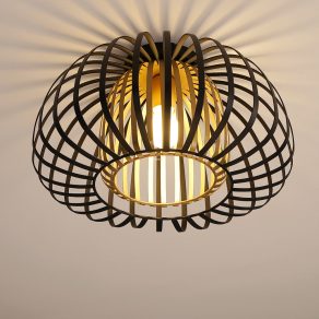 Lampă de tavan, negru și auriu - Encinitos Eglo 99664