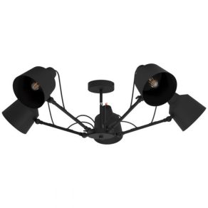 Candelabru modern, negru, reglabil - Basurtu Eglo 99667
