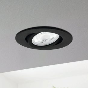   Spot LED încastrat cu intensitate reglabilă 5 W, alb rece-cald, negru - Saliceto RGBW Eglo 99669