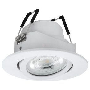   Spot LED încastrat cu intensitate reglabilă, pătrat 5 W, alb rece-cald, culoare albă - Saliceto RGBW Eglo 99671
