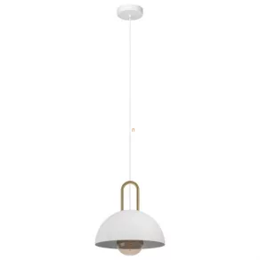 Lampă suspendată, alb-alamă - Calmanera Eglo 99695