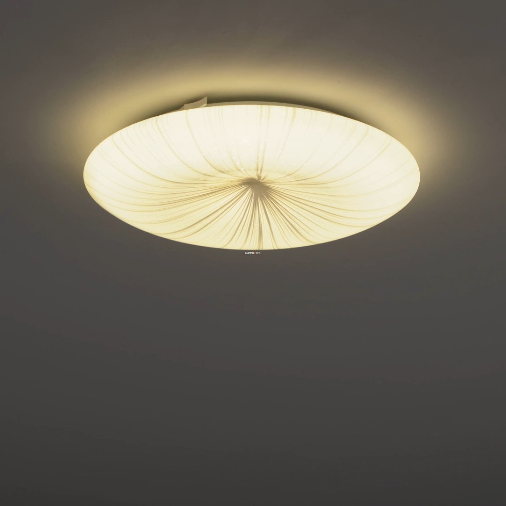 Lampa LED de tavan 10 W, alb cald, alb-argintiu - Nieves Eglo 99699