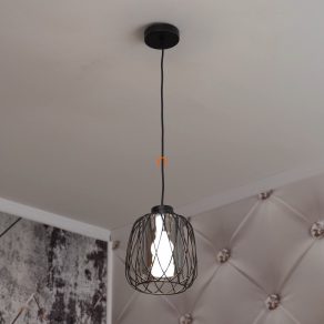 Lampă suspendată, neagră - Floresta Eglo 99705