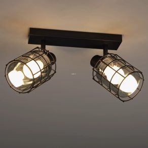 Lampă de tavan cu două socluri, negru - Consaca Eglo 99712