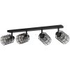 Lampă spot cu patru socluri, negru - Consaca Eglo 99713