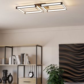   Lampă LED de tavan 8x2,8 W, alb cald, alb și negru - Altaflor Eglo 99788