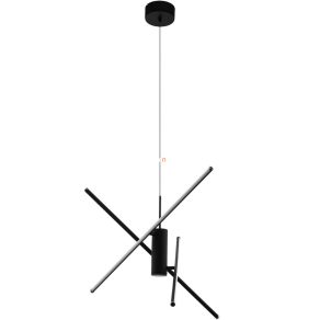   Lampă LED suspendată cu intensitate reglabilă 29 W, alb cald, alb și negru - Salitre Eglo 99818