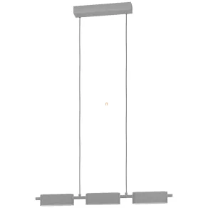   Lampă suspendată cu LED 3x6,7 W, alb cald, culoare argintiu-alb - Rovira Eglo 99819