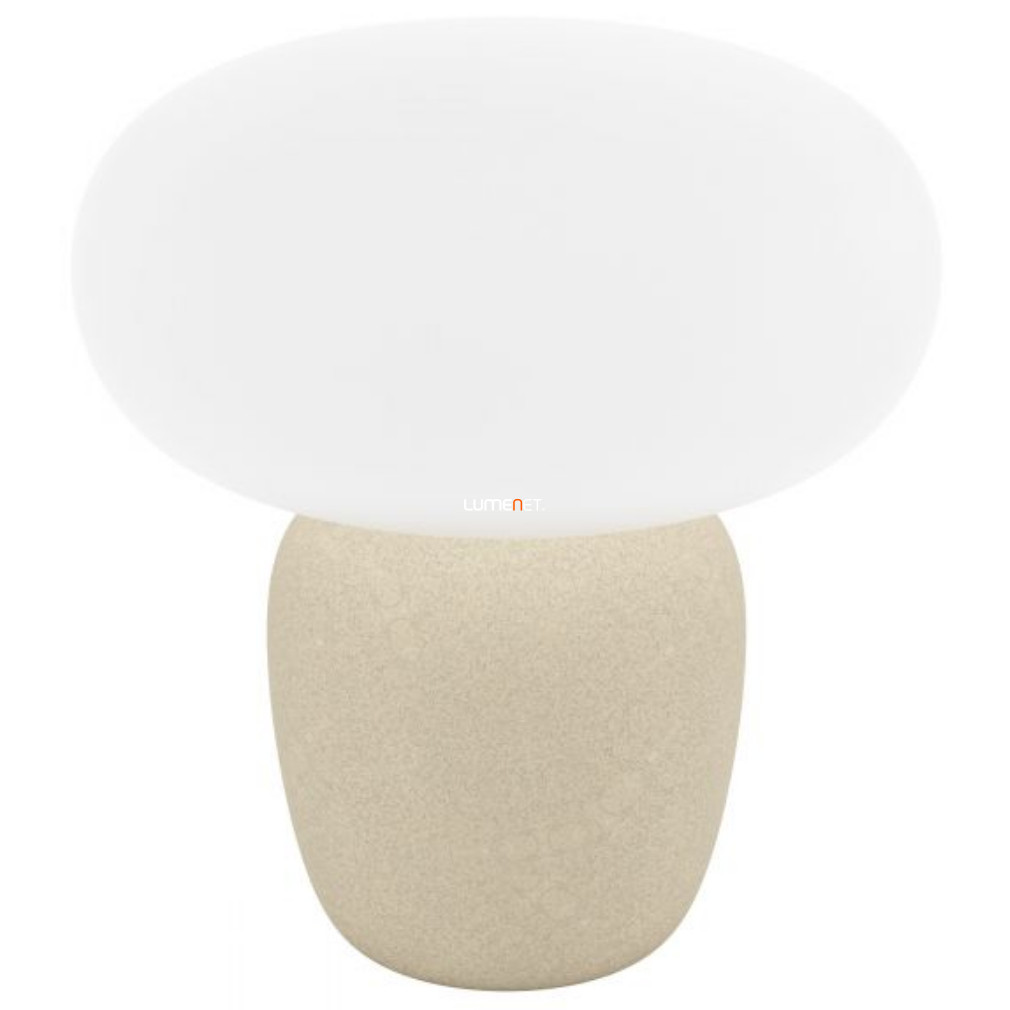 Lampa de noptie din ceramică, culoare maro deschis, 30 cm - Cahuama Eglo 99824, cu soclu 1xE27