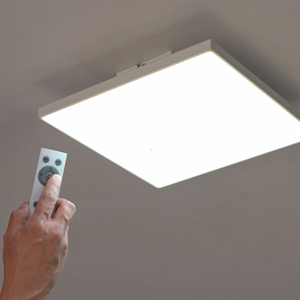 Lampa LED de tavan cu telecomandă 10,8 W, alb rece-alb cald, culoare albă - Turcona Eglo 99833