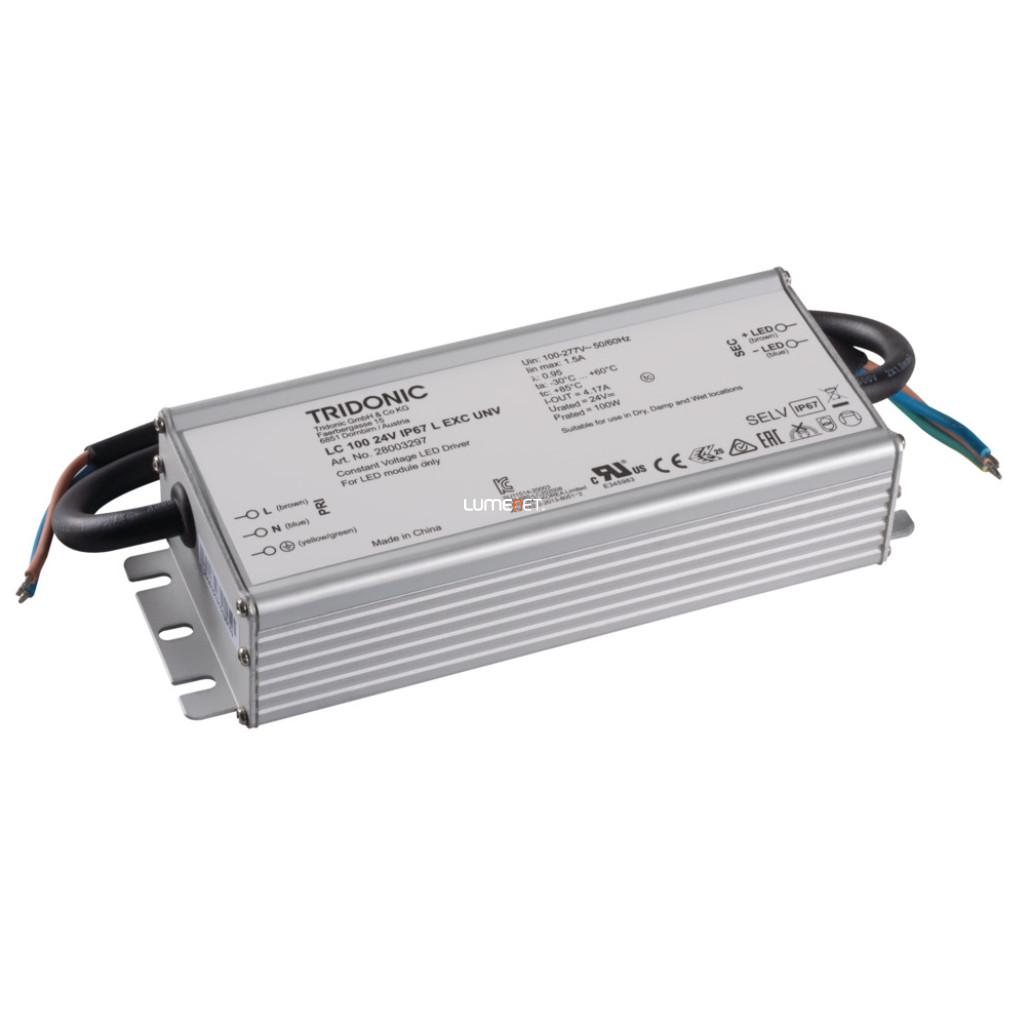 Sursă de alimentare LED, debit de apă (100W, 24V)