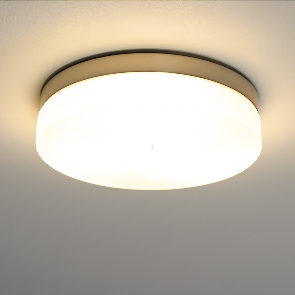 Lampa de tavan în culoarea nichel cu 3 becuri - Opal Globo 48403