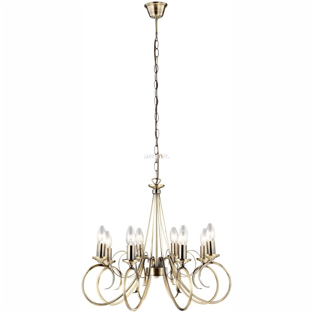 Candelabru auriu, cu 8 brațe - Truncatus Globo 69003-8