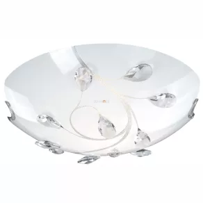   Lampă de tavan, opal, cu două socluri - Burgundy Globo 40404-2