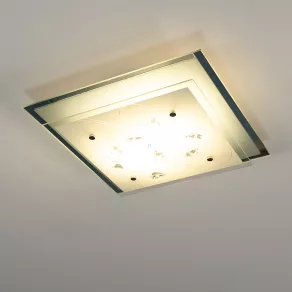   Lampă de tavan din sticlă cu decorațiuni din cristal - Jasmina Globo 40408-2