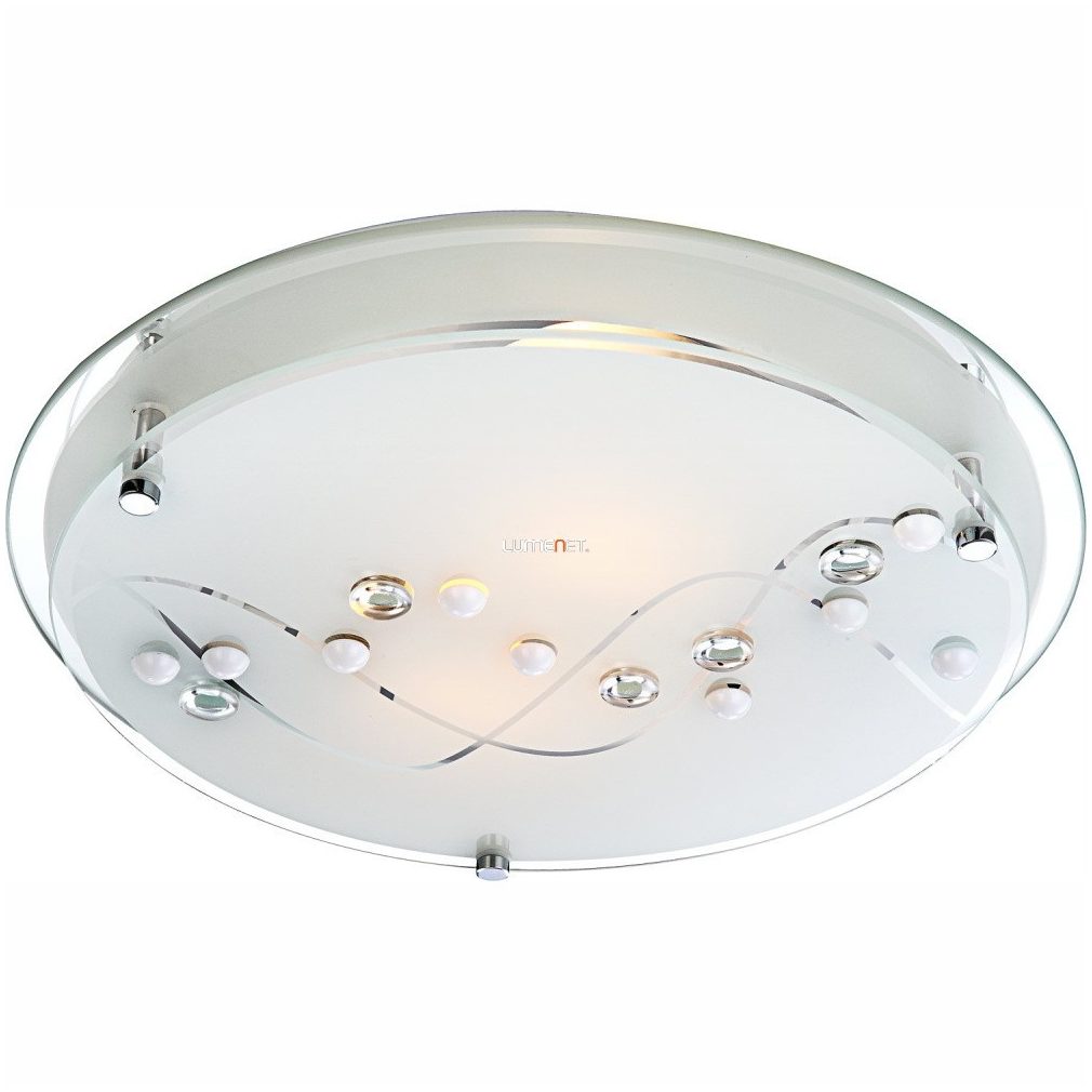 Lampa de tavan, 32 cm, opal, cu două socluri - Ballerina Globo 48090-2