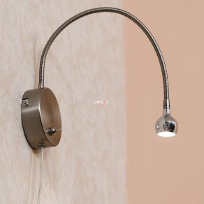 Aplică LED cromată 3 W, alb cald - Serpent Globo 24109W