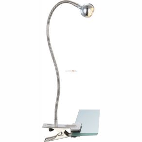   Lampă flexibilă cu clemă 48 cm - Serpent Globo 24109K, 3000 K, 150 lm, 3 W