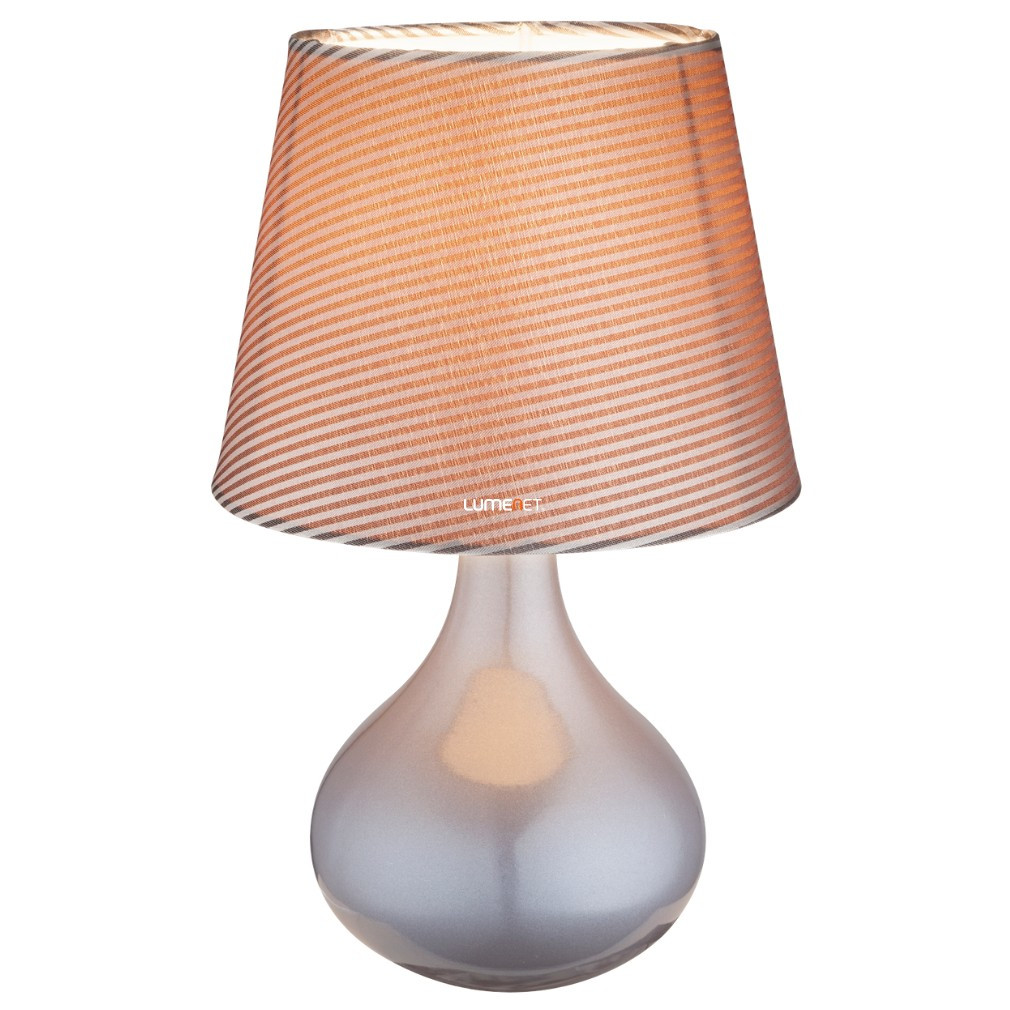 Lampa de noptie gri, 27 cm - Freedom Globo 21651, cu soclu 1xE14