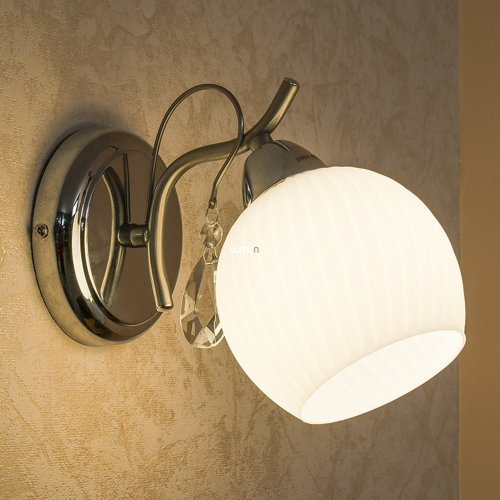 Lampa de perete cu ornament din cristal - Perdita Globo 54711W