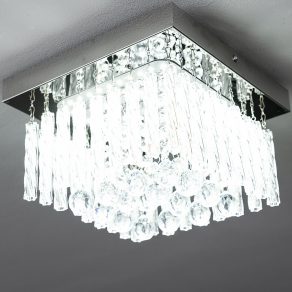   Candelabru modern din cristal cu LED-uri, 25x25 cm - Mathilda Globo 68396-12