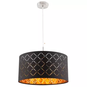 Lampă suspendată, negru - Clarke Globo 15229H