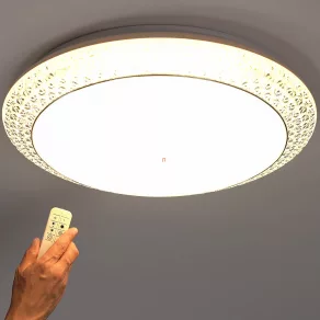   Lampă LED de tavan cu cristale și telecomandă - Ronja Globo 41314-40