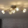 Candelabru modern din cristal, cu 5 brațe - Kris Globo 54356-5